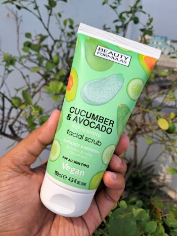 Beauty Formulas Cucumber & Avocado Facial Scrub 150ml