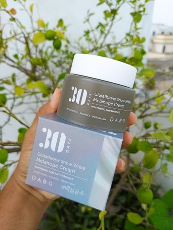Dabo 30 Days Glutathione Cream Box with pack