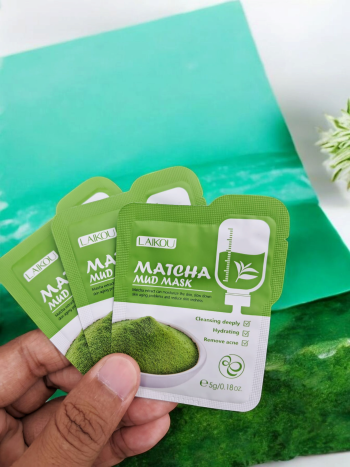 Laikou Matcha Mud Mask Mini Pack 12 pc